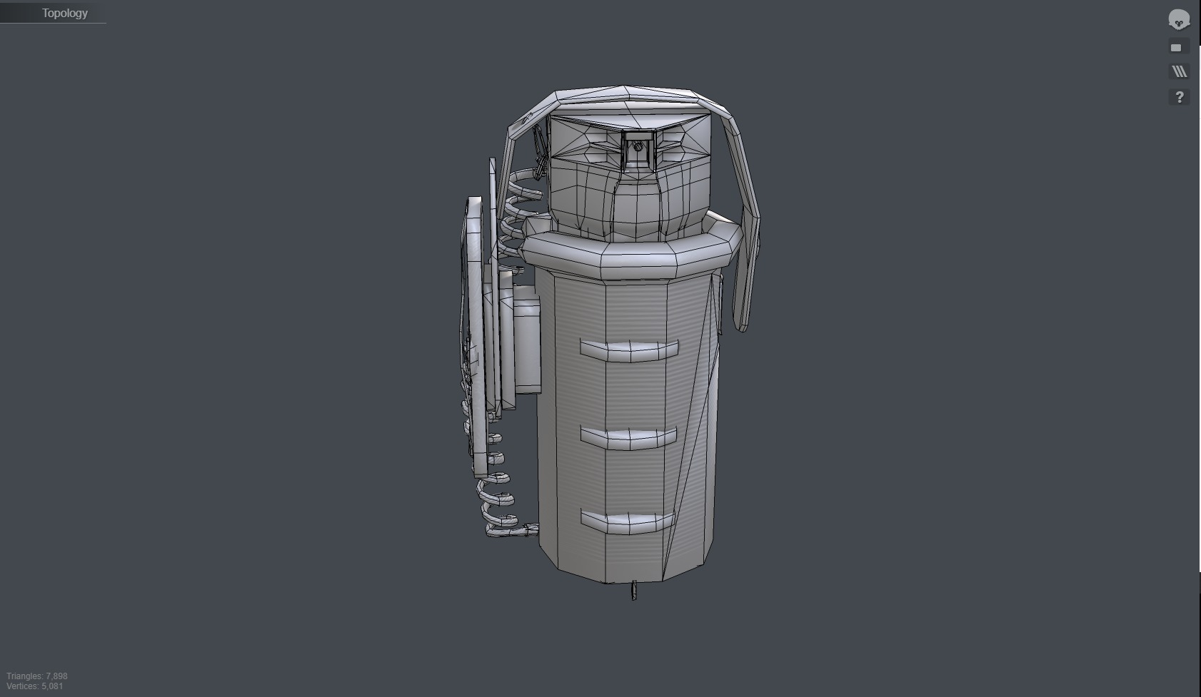 3D Model of City of London Police Uniform with Tactical Vest 3D Model Collection_25