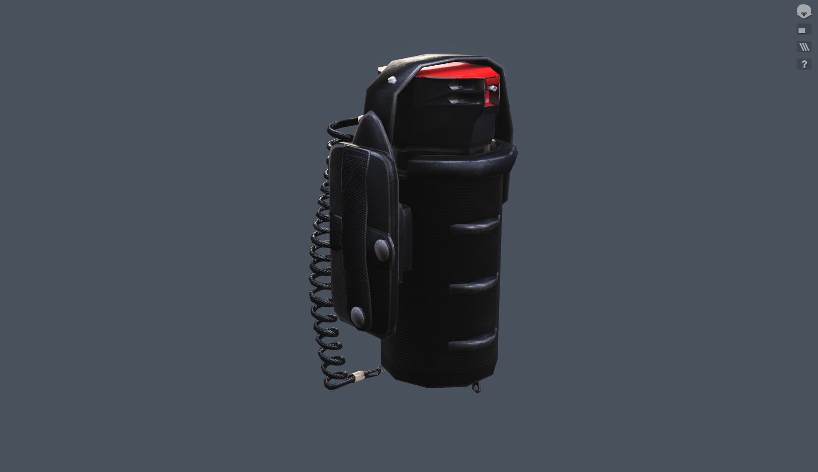 3D Model of City of London Police Uniform with Tactical Vest 3D Model Collection_23