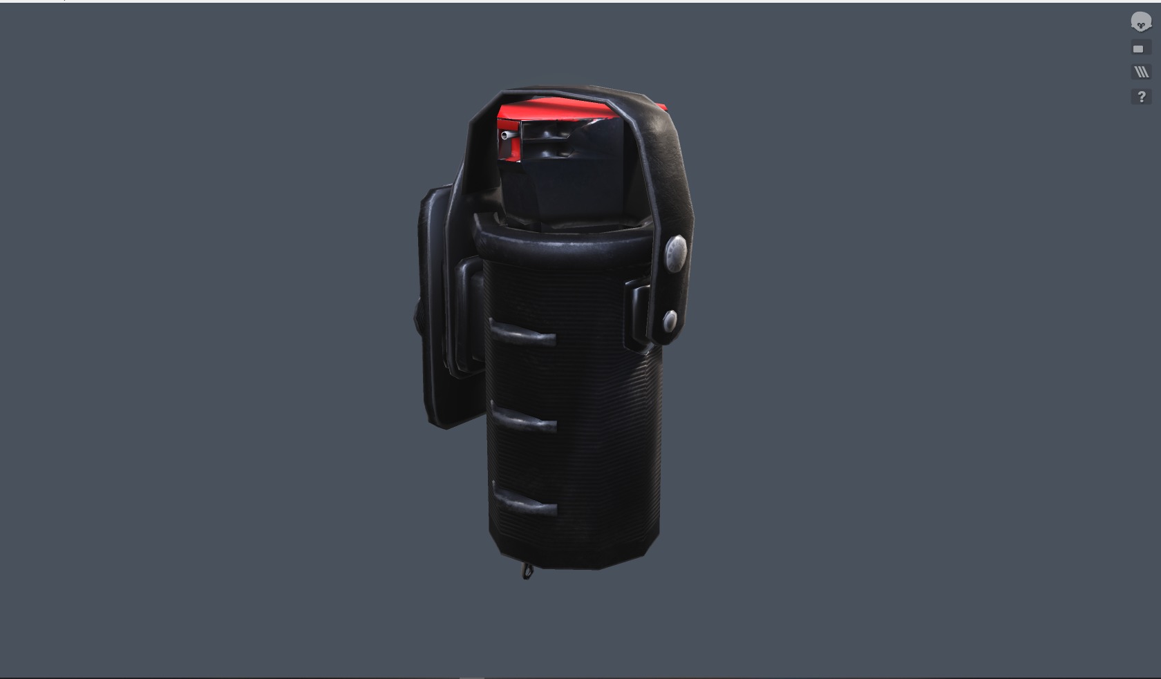 3D Model of City of London Police Uniform with Tactical Vest 3D Model Collection_18