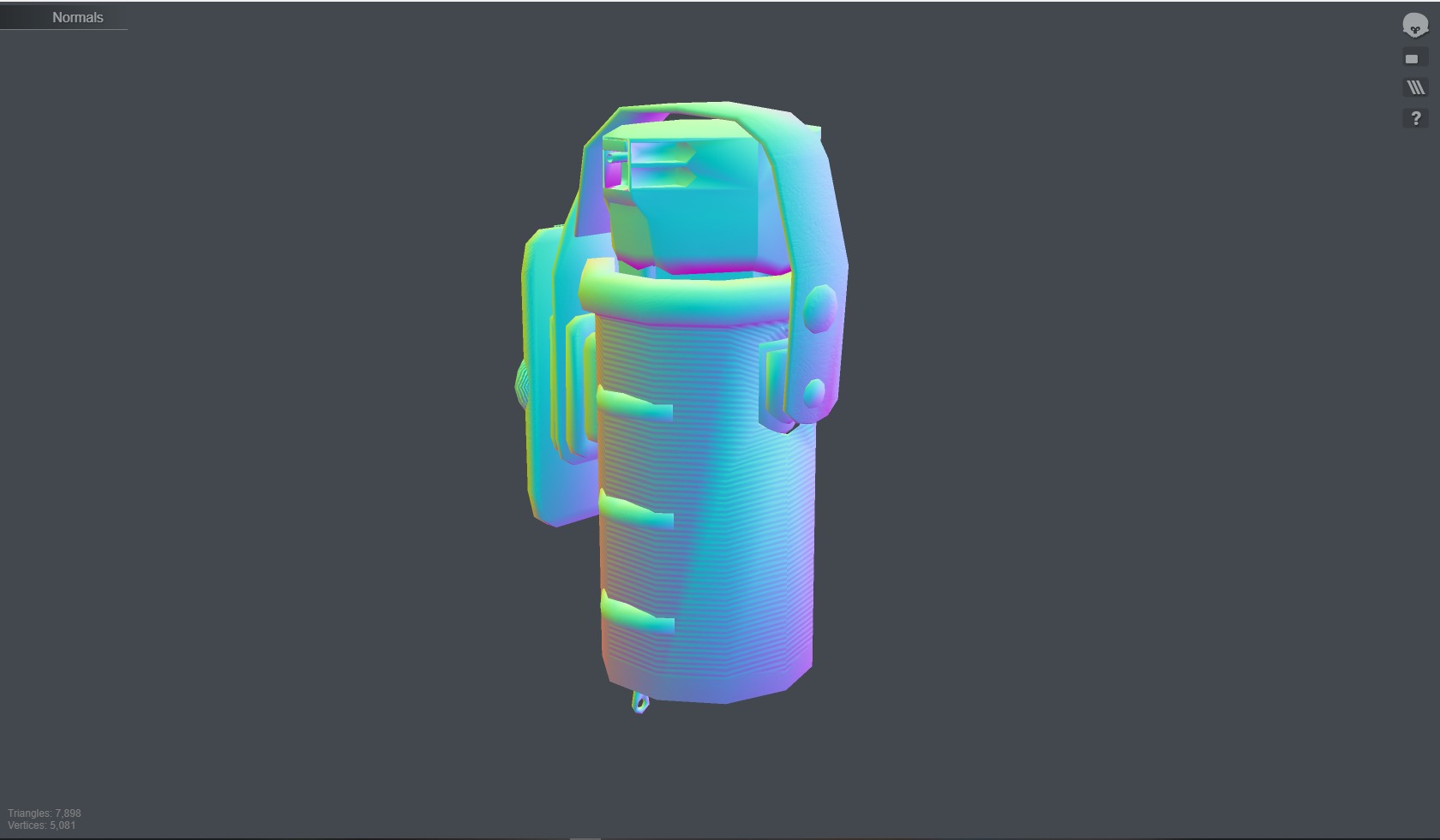 3D Model of City of London Police Uniform with Tactical Vest 3D Model Collection_33