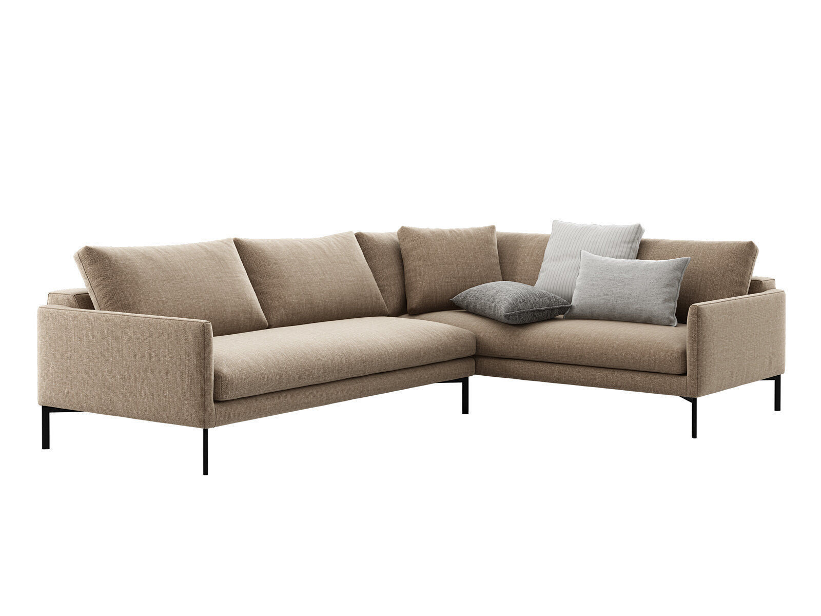 Band Corner Sofa M175O210 3D model_1