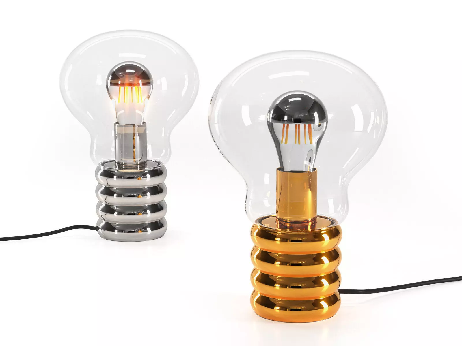 Bulb Table Lamp 3D model_0