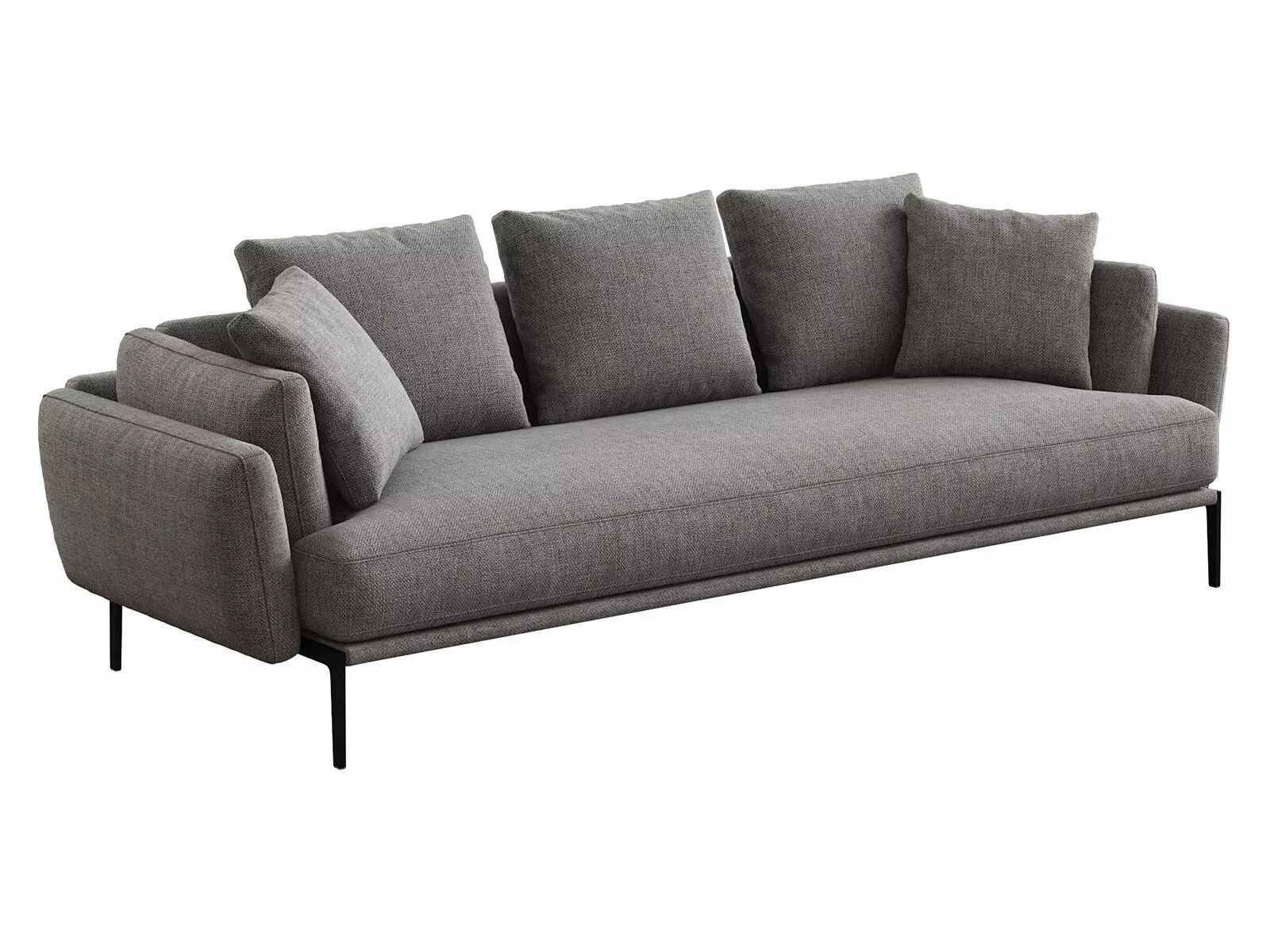 Domino A240 3 Seater Sofa 3D model_0