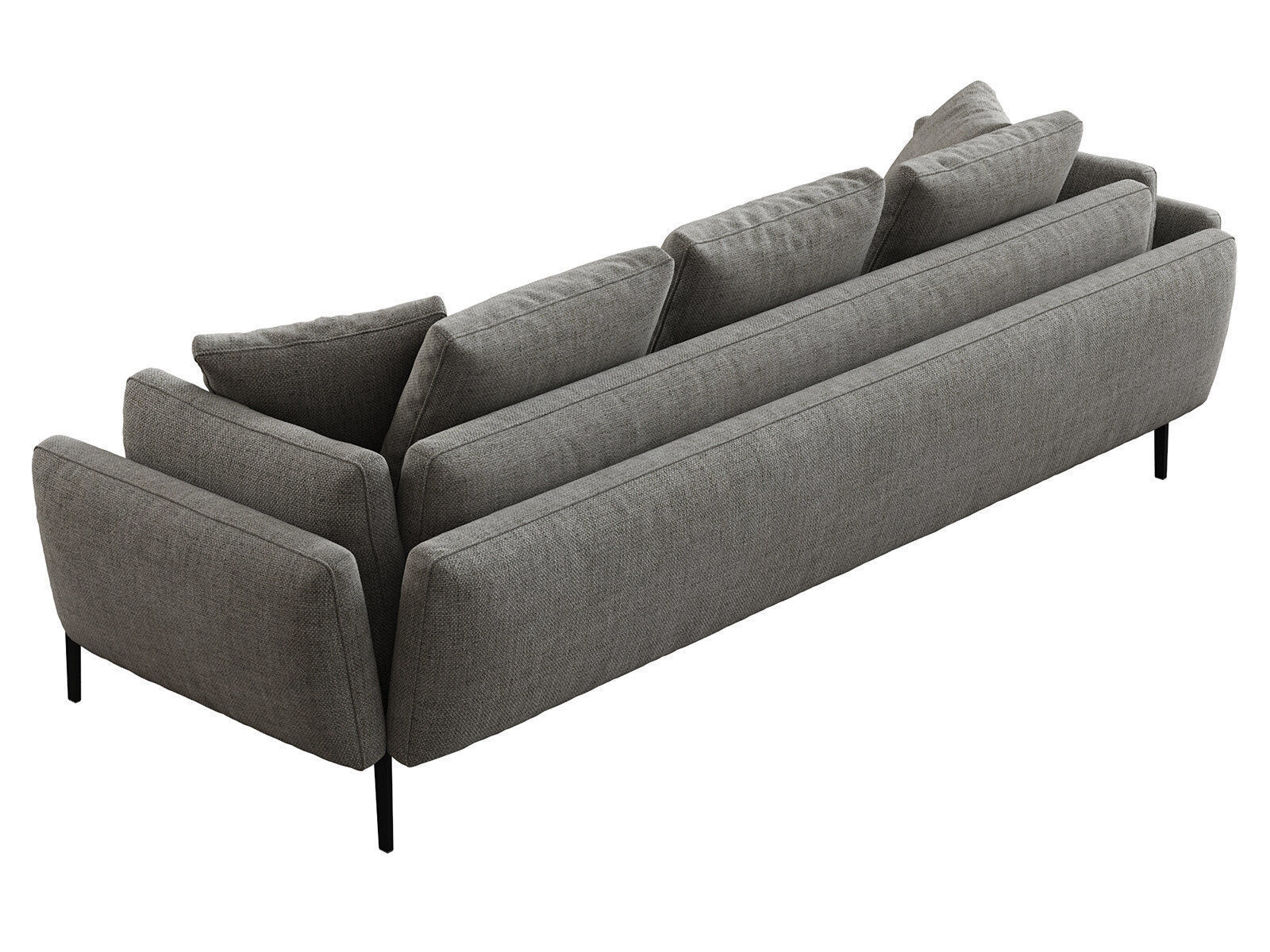 Domino A240 3 Seater Sofa 3D model_3