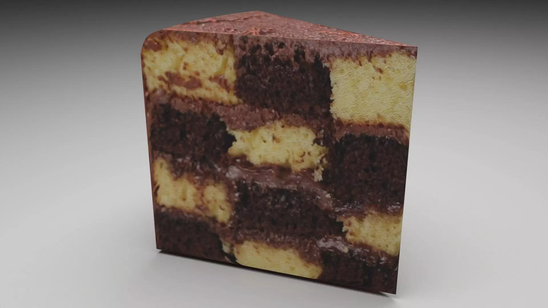 Checker Cake 3D model