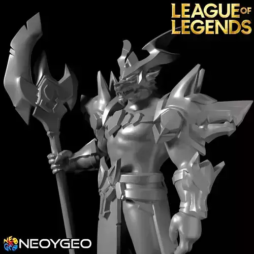 NASUS INFERNAL - LEAGUE OF LEGENDS 3D print model