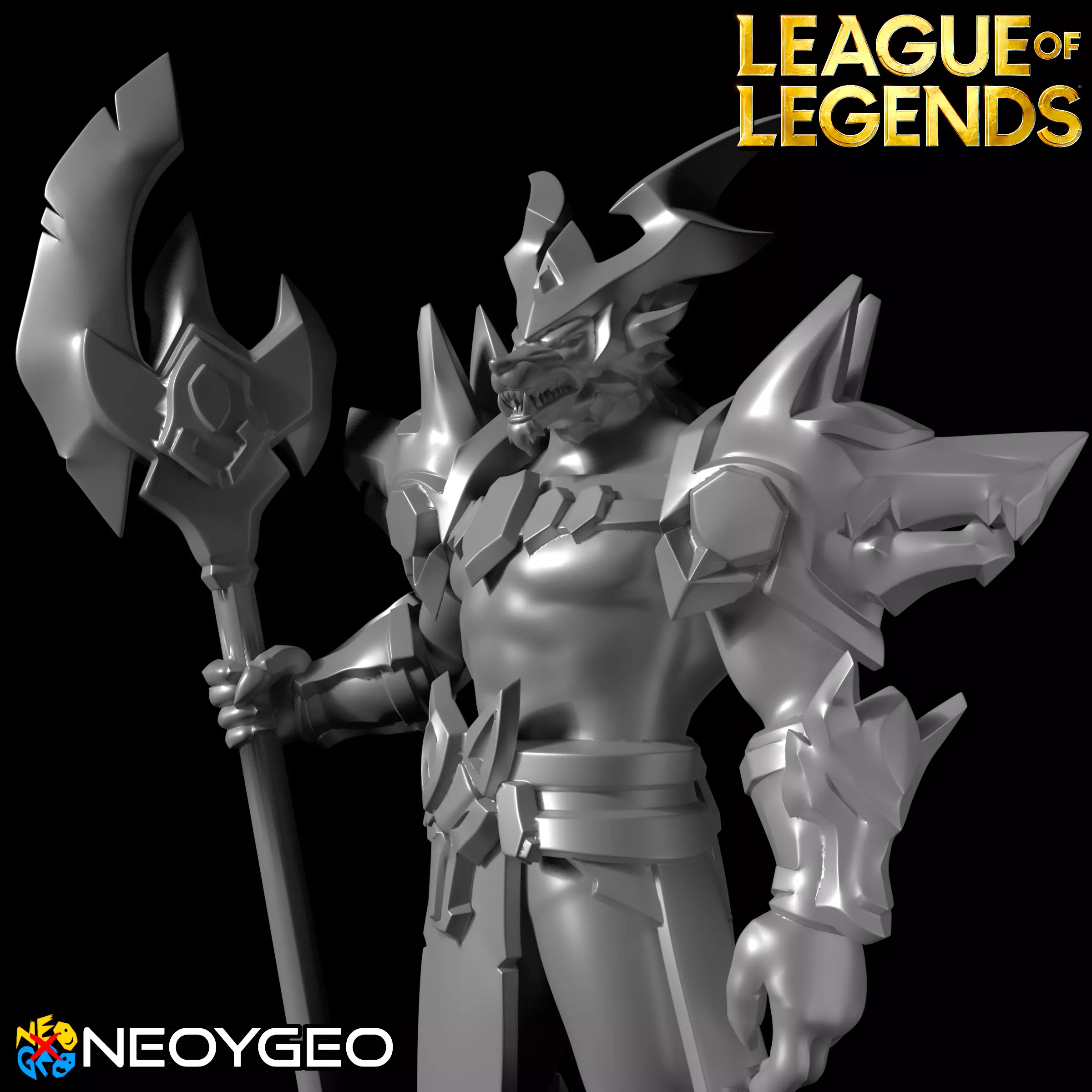 NASUS INFERNAL - LEAGUE OF LEGENDS 3D print model_0