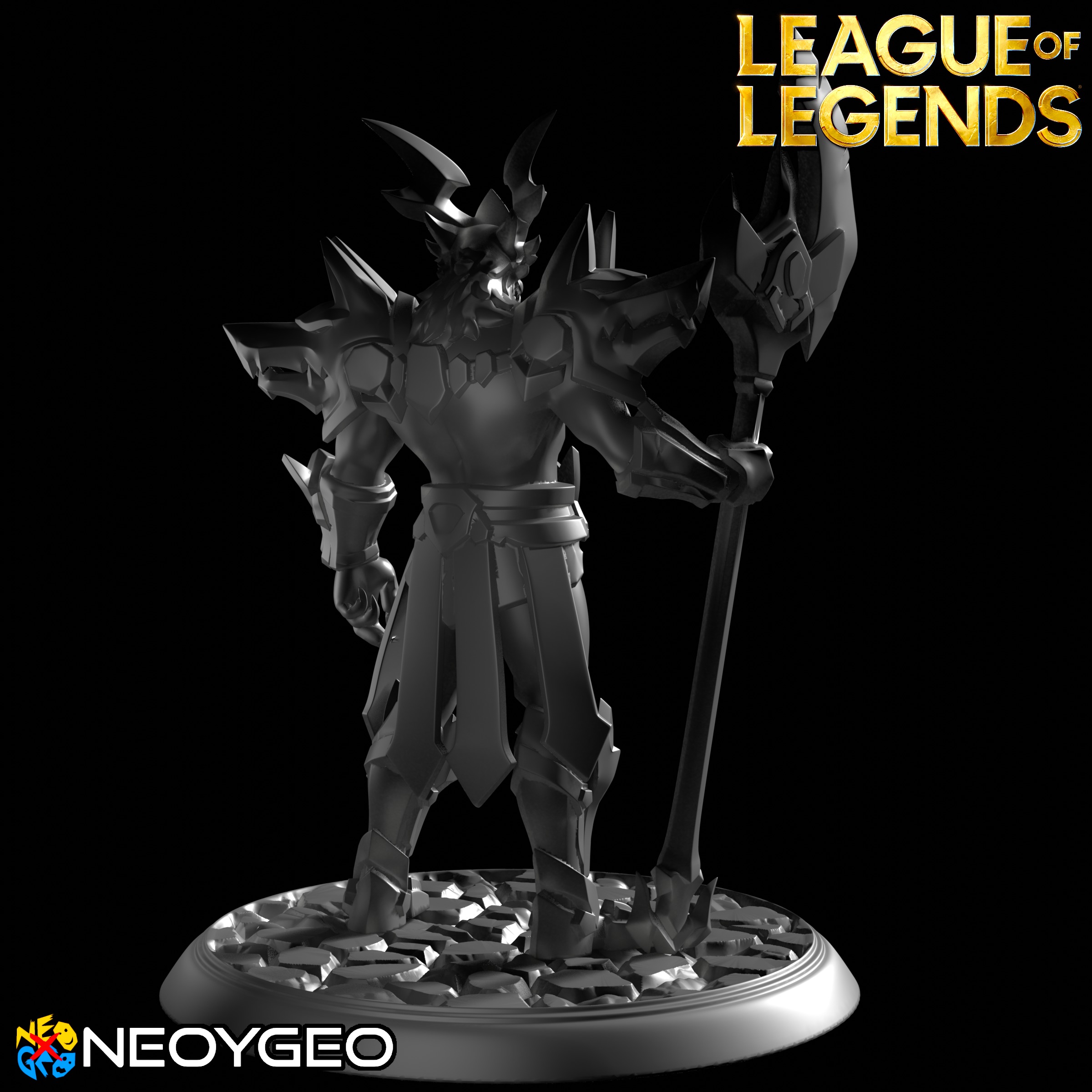 NASUS INFERNAL - LEAGUE OF LEGENDS 3D print model_4