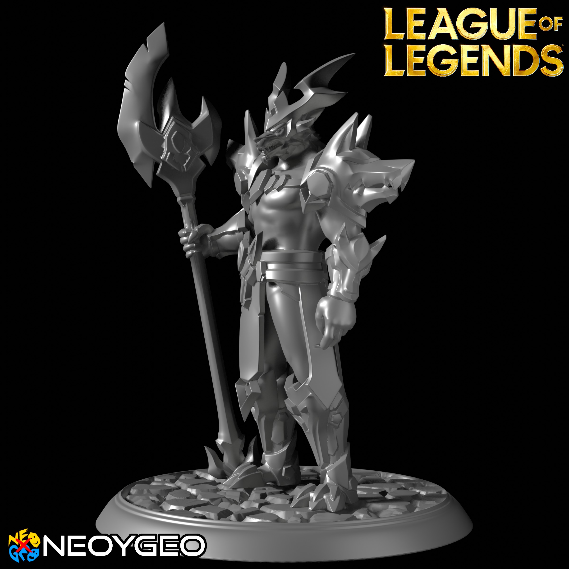 NASUS INFERNAL - LEAGUE OF LEGENDS 3D print model_3