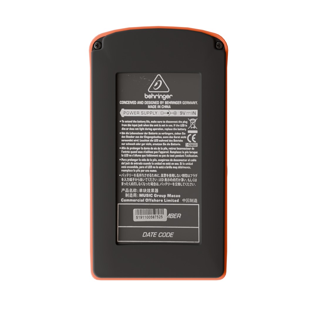 behringer SUPER FUZZ pedal 3D model_5