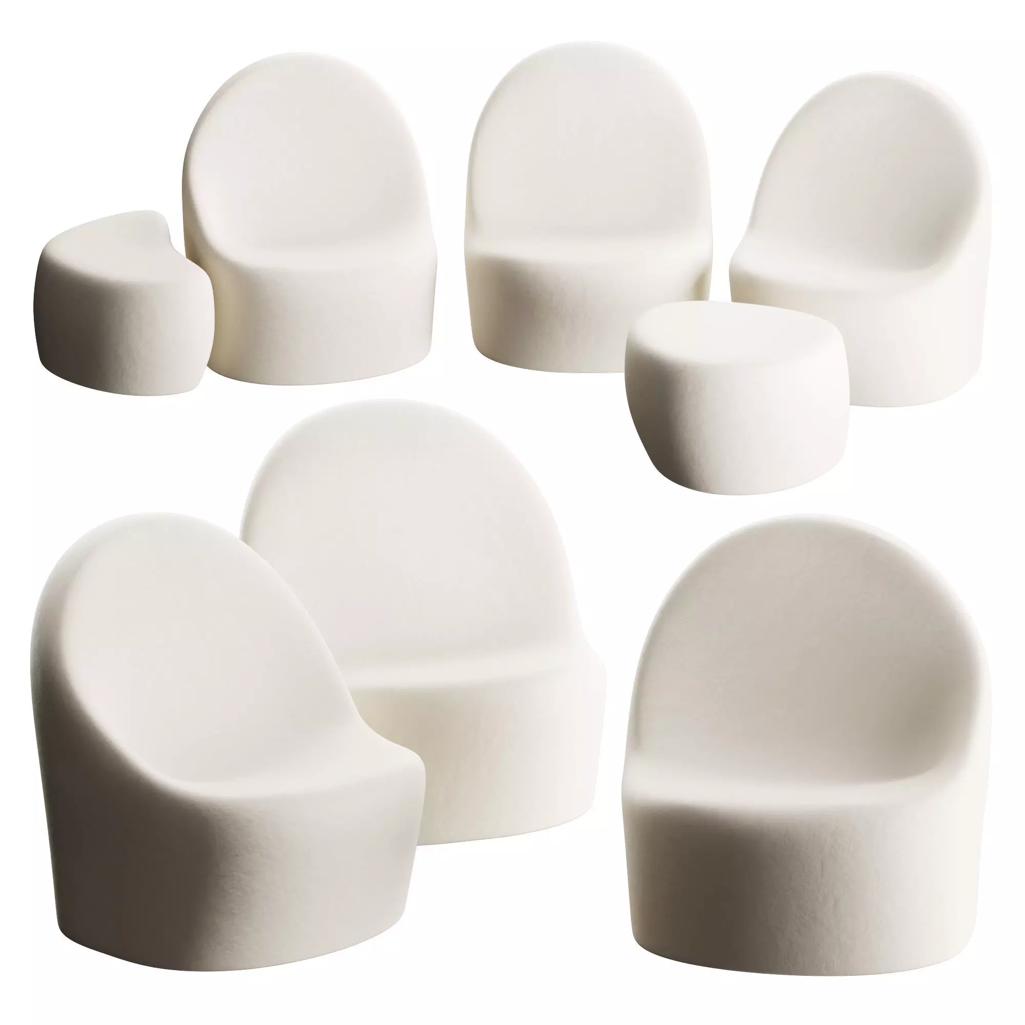 Fluente GREMBO Garden chair 3D model