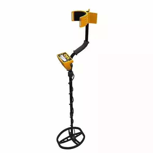 Metal Detector Device Low Poly