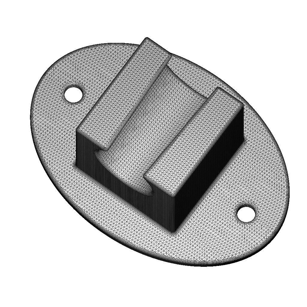 Bath Health Faucet Holder 3D print model_3