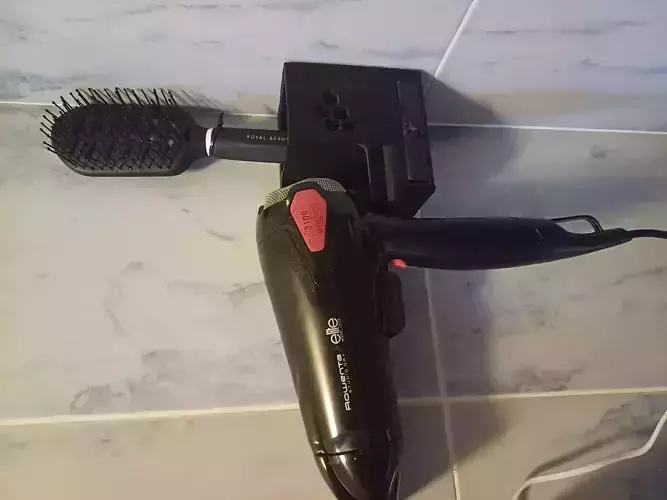 Hair dryer support 3D print model