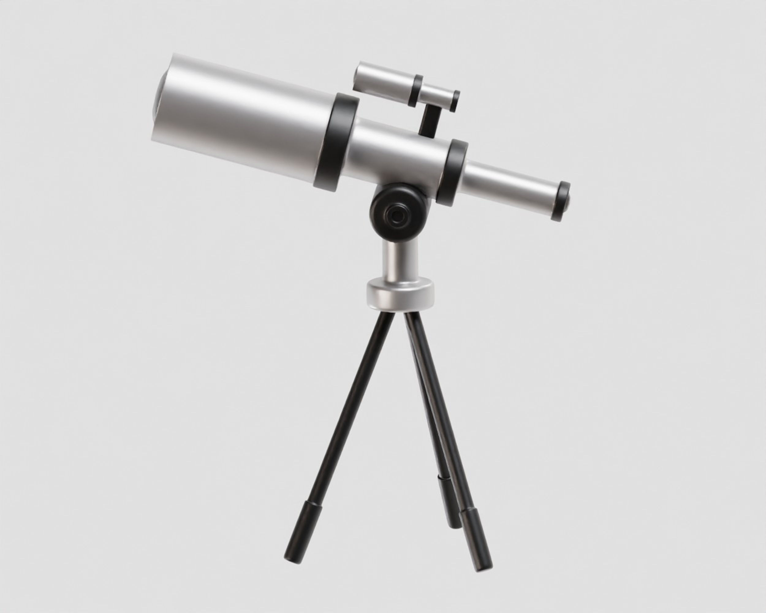 Telescope 3d Model Low-poly 3D model_4