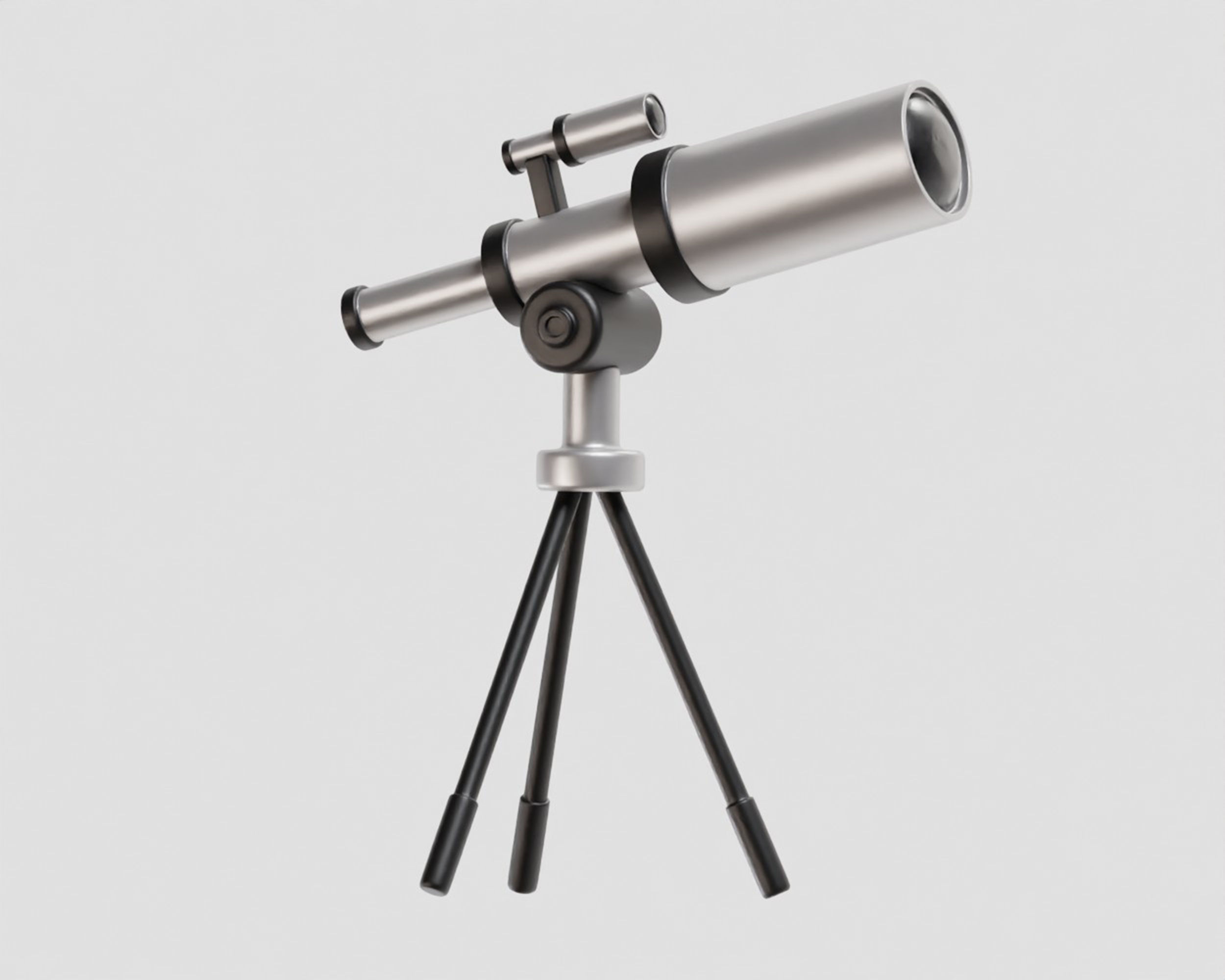 Telescope 3d Model Low-poly 3D model_2
