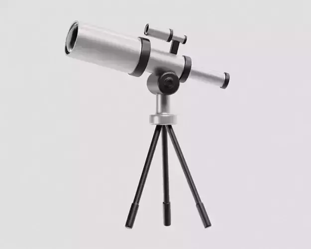 Telescope 3d Model
