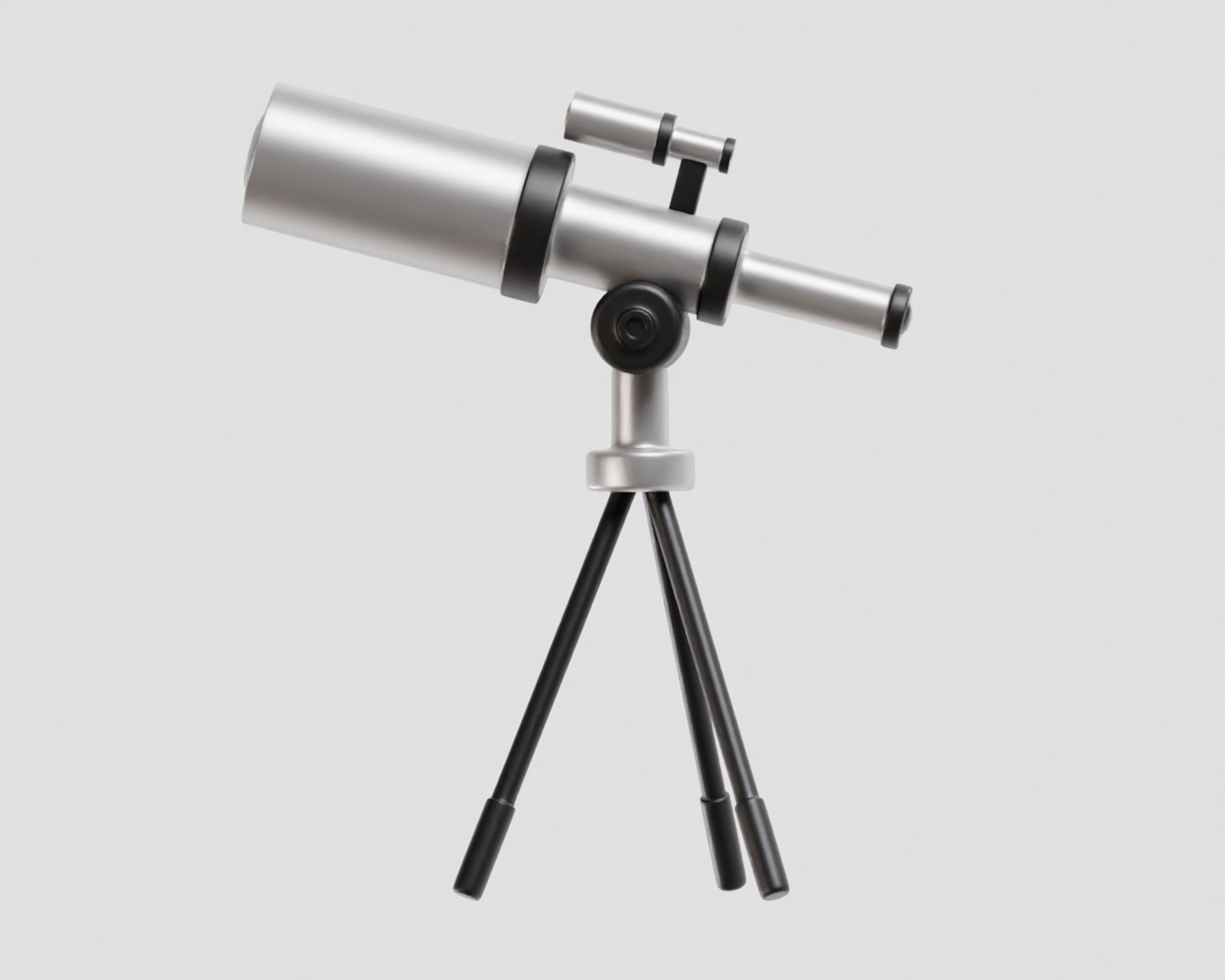 Telescope 3d Model Low-poly 3D model_3