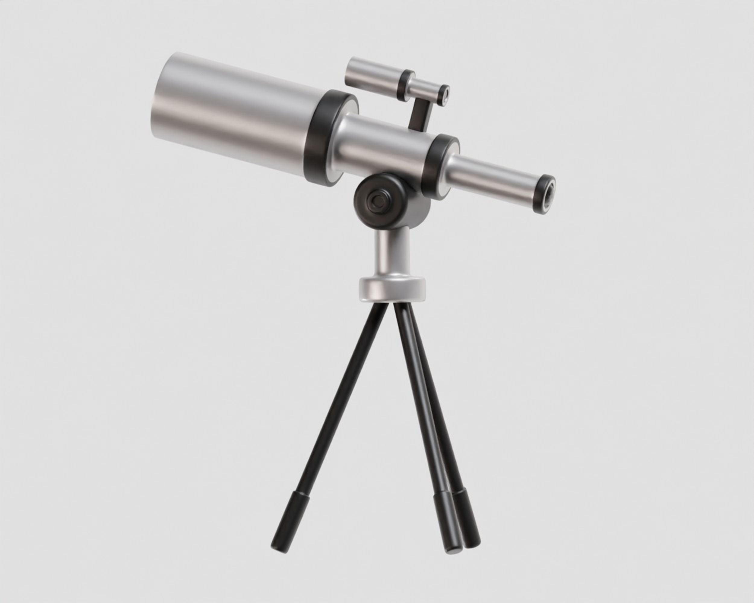 Telescope 3d Model Low-poly 3D model_1