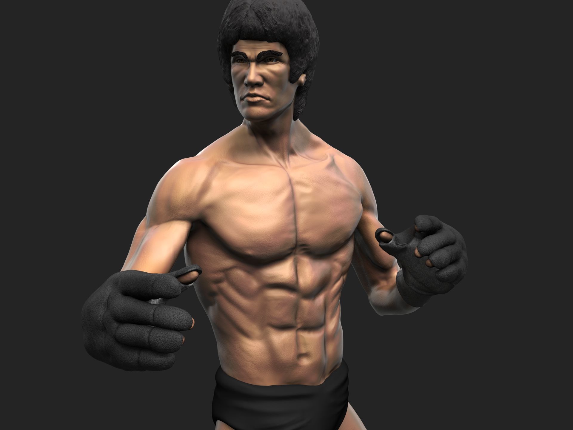 Bruce Lee Enter the Dragon 3D print model_1