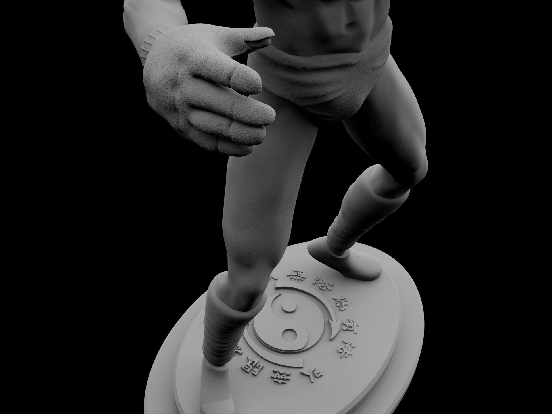 Bruce Lee Enter the Dragon 3D print model_3
