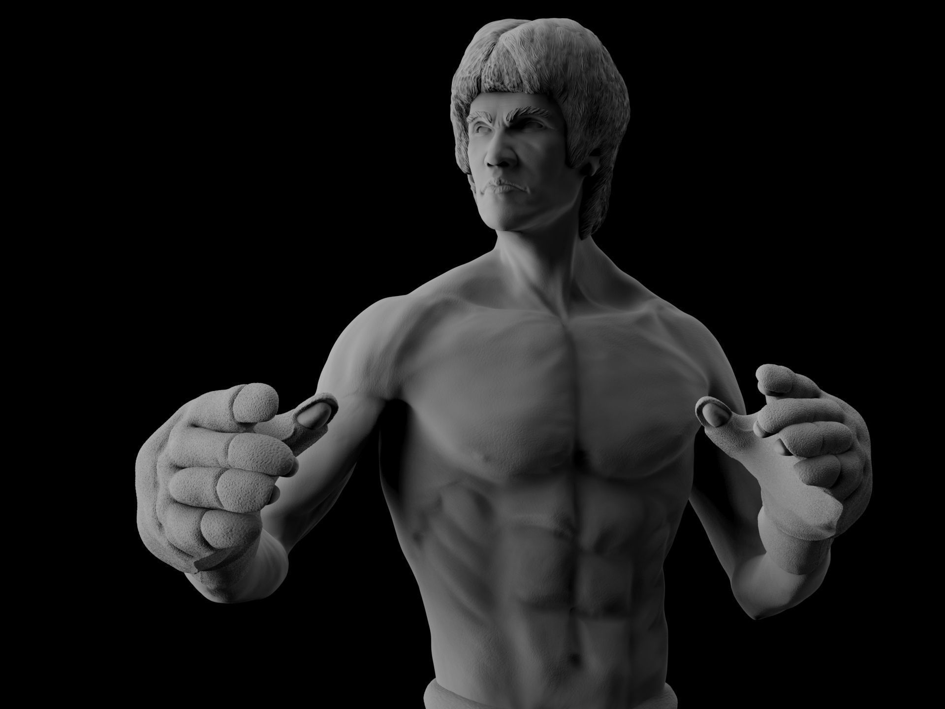Bruce Lee Enter the Dragon 3D print model_12
