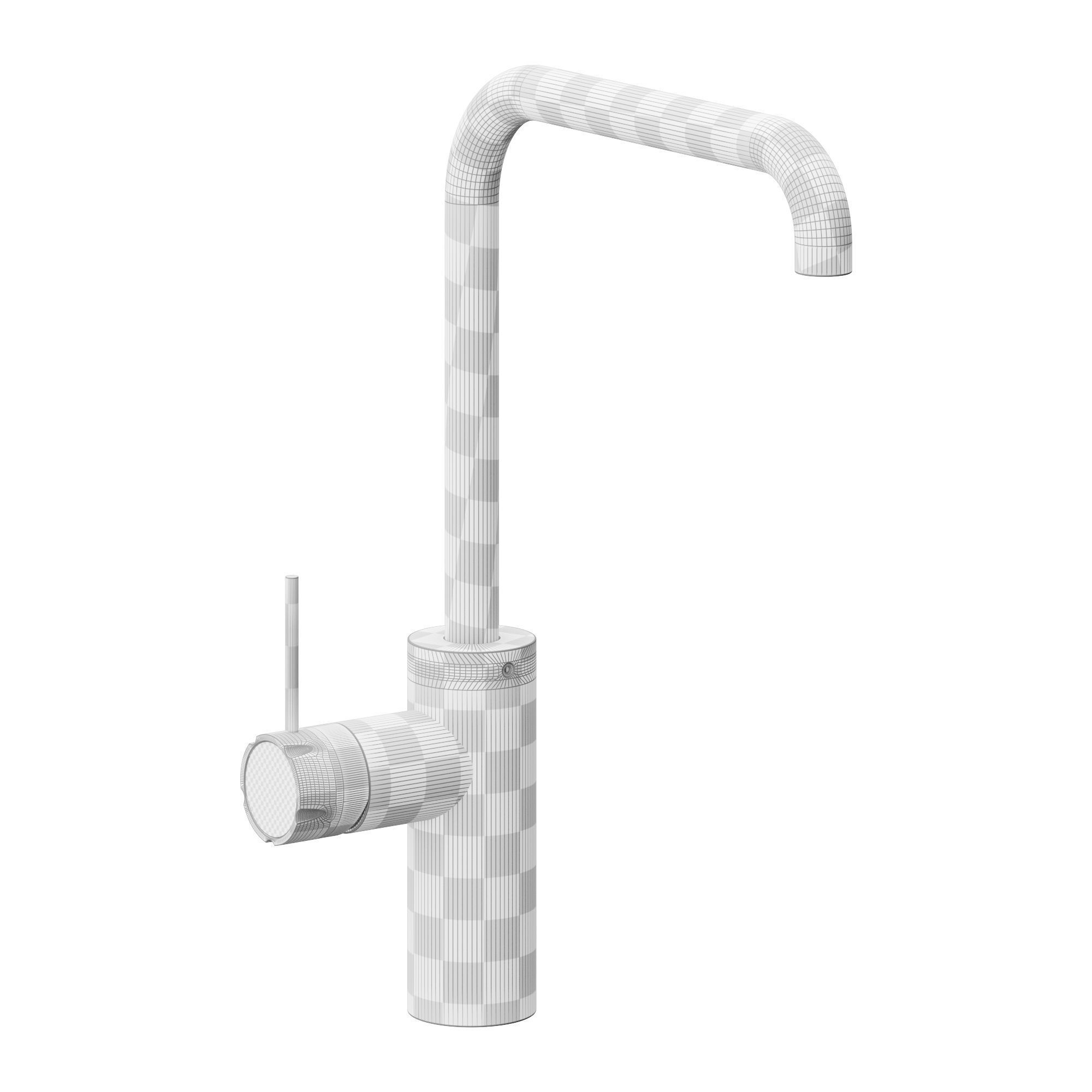 MINA SYNTH Kitchen faucet 3D model_4