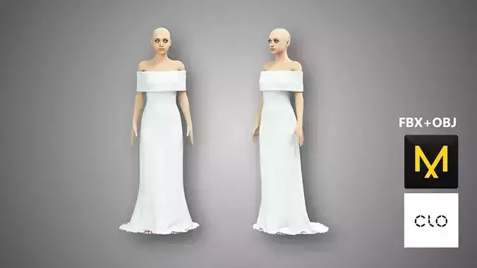Wedding Dress Marvelous Designer
