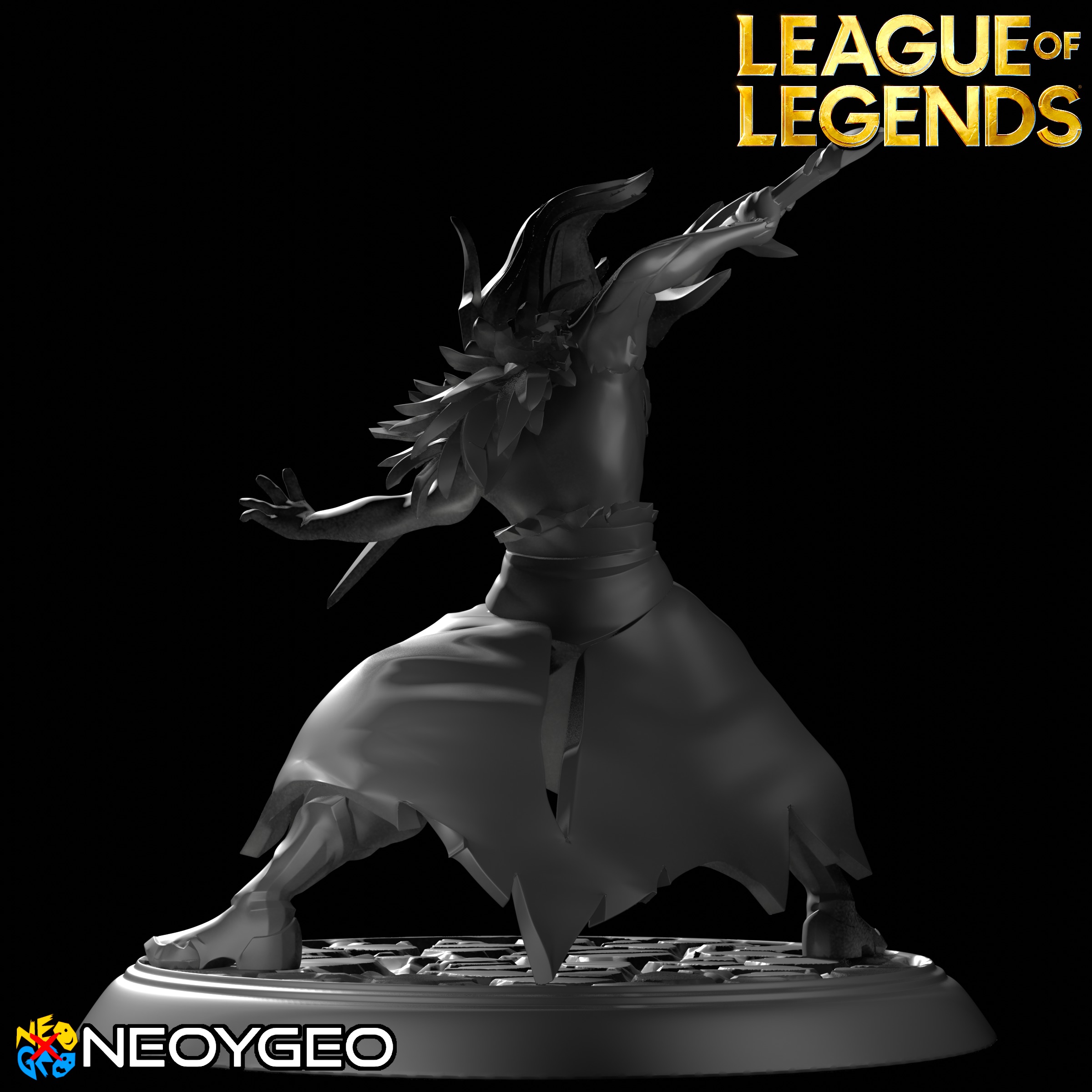 MASTER YI ZEPHYR DRAGON - LEAGUE OF LEGENDS 3D print model_4