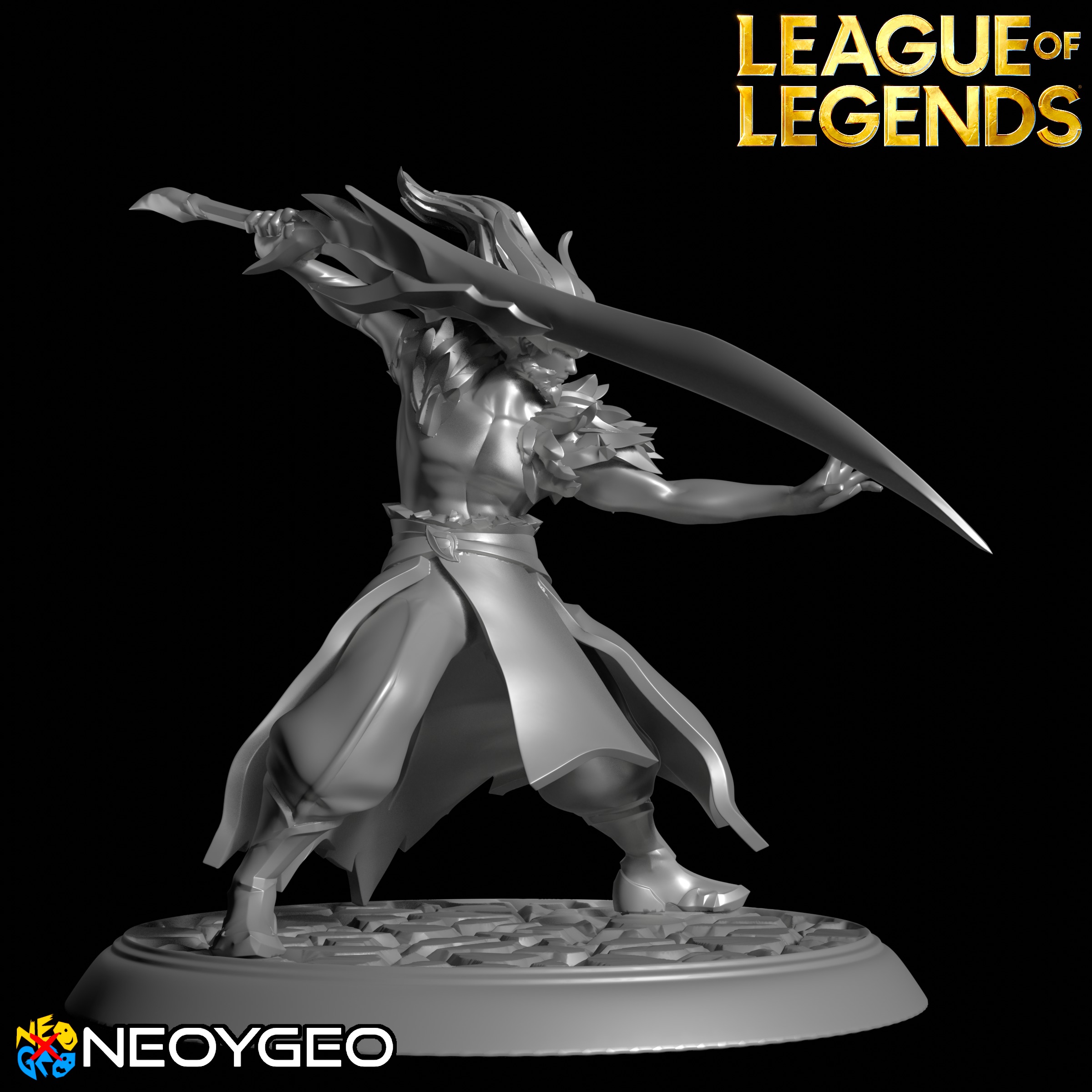 MASTER YI ZEPHYR DRAGON - LEAGUE OF LEGENDS 3D print model_2
