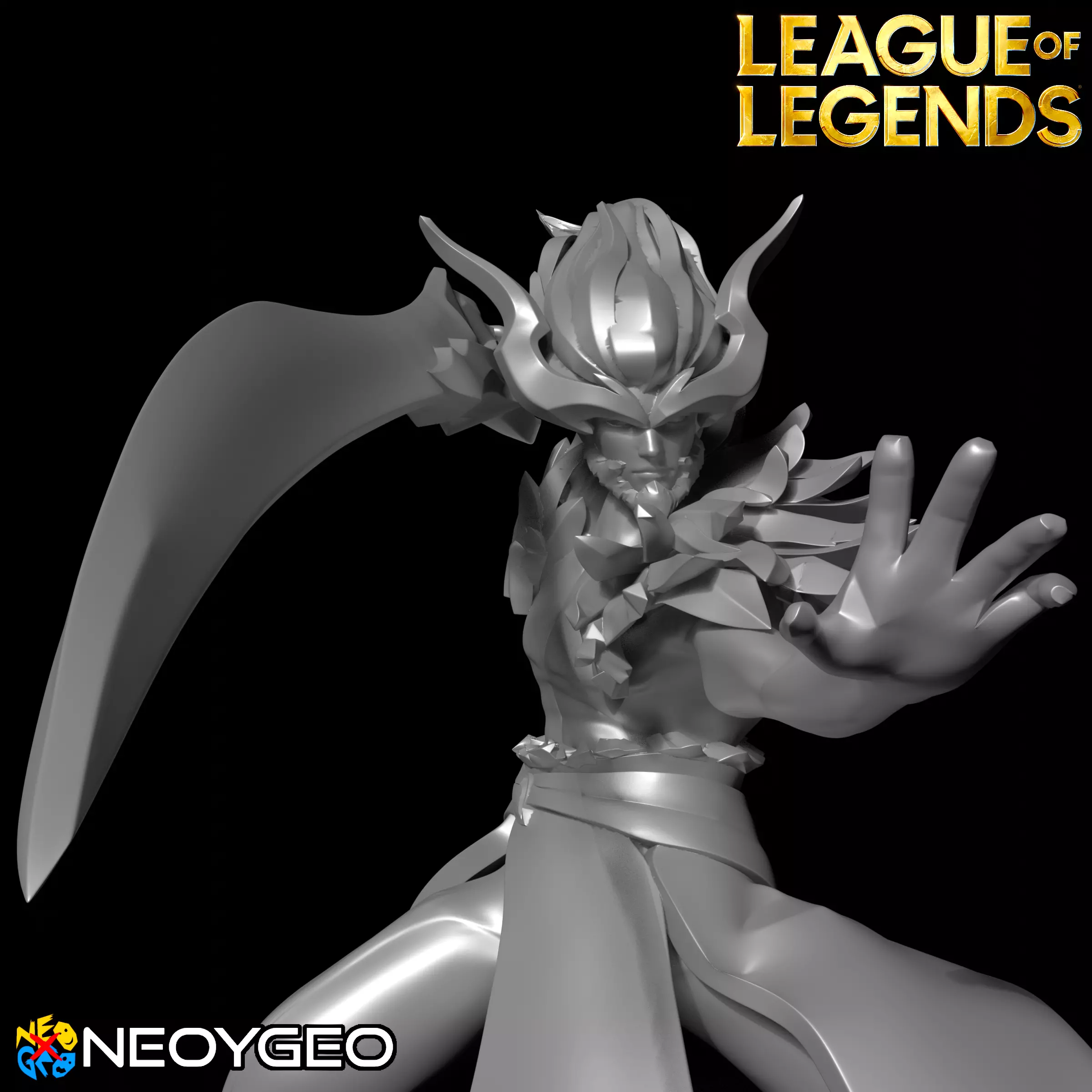 MASTER YI ZEPHYR DRAGON - LEAGUE OF LEGENDS 3D print model_0