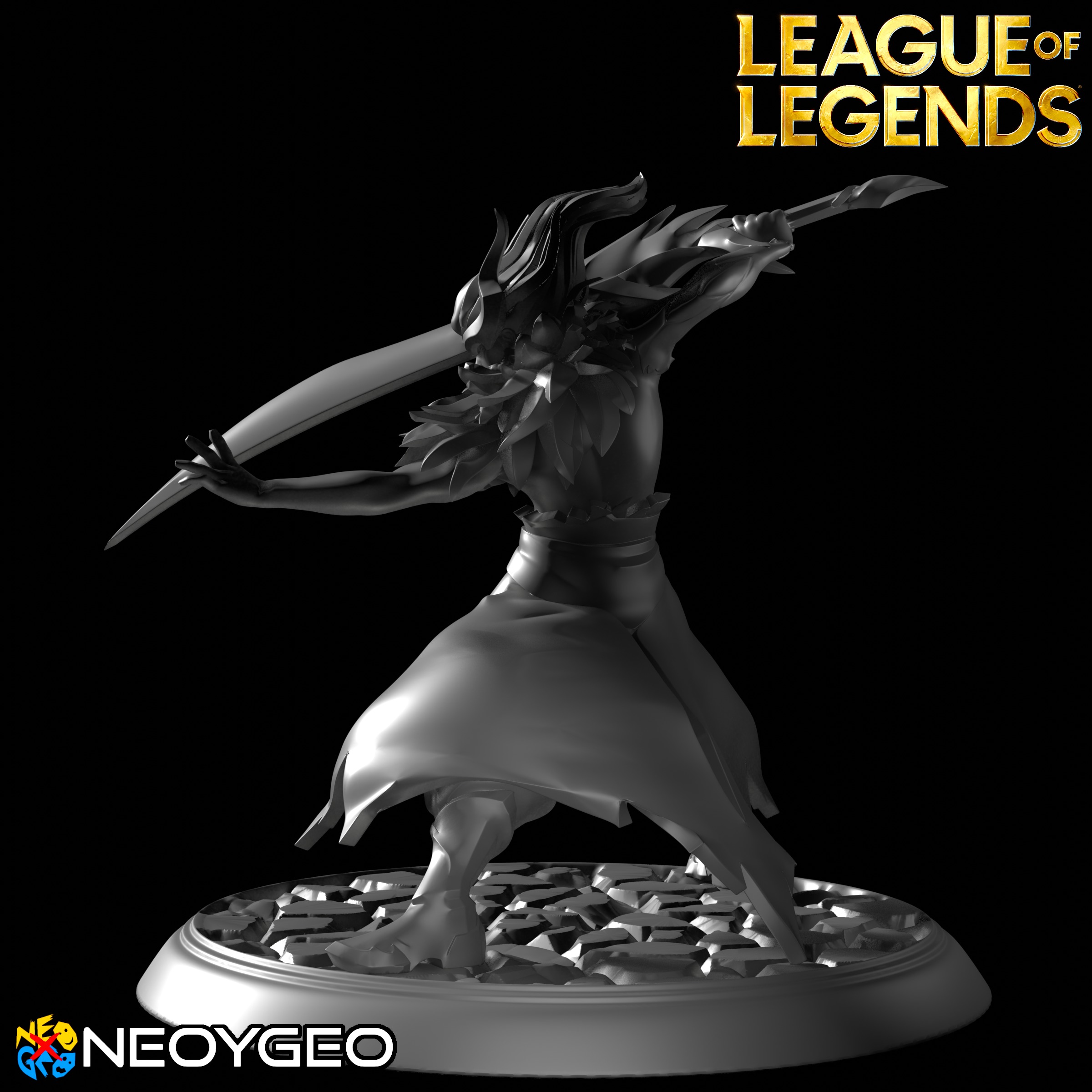 MASTER YI ZEPHYR DRAGON - LEAGUE OF LEGENDS 3D print model_3