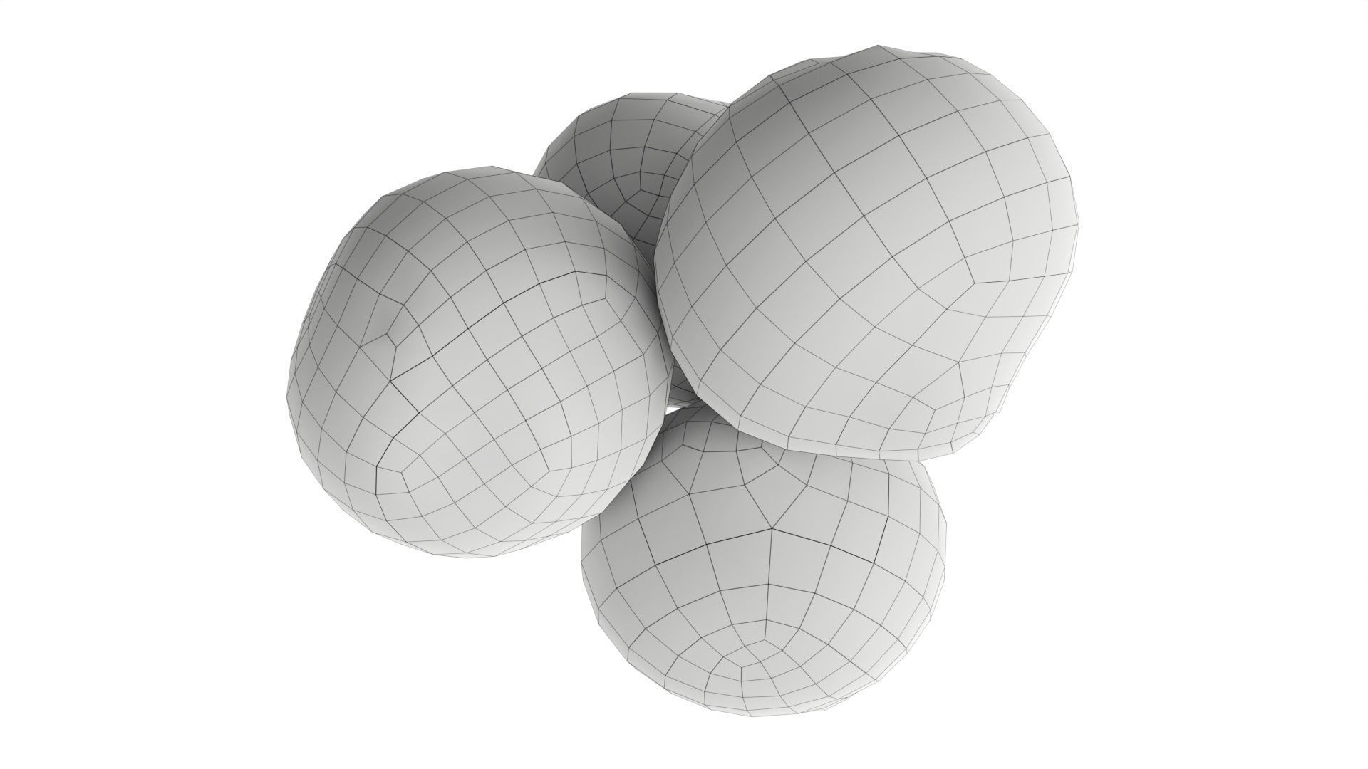 Black radish Low-poly 3D model_7