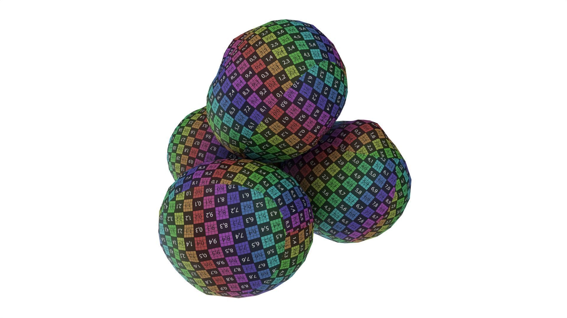 Black radish Low-poly 3D model_8