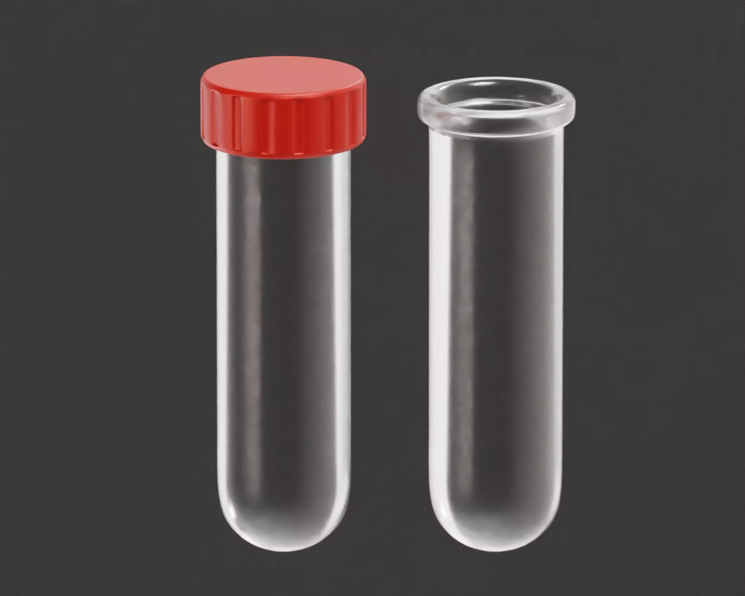 Test Tube Low-poly 3D model