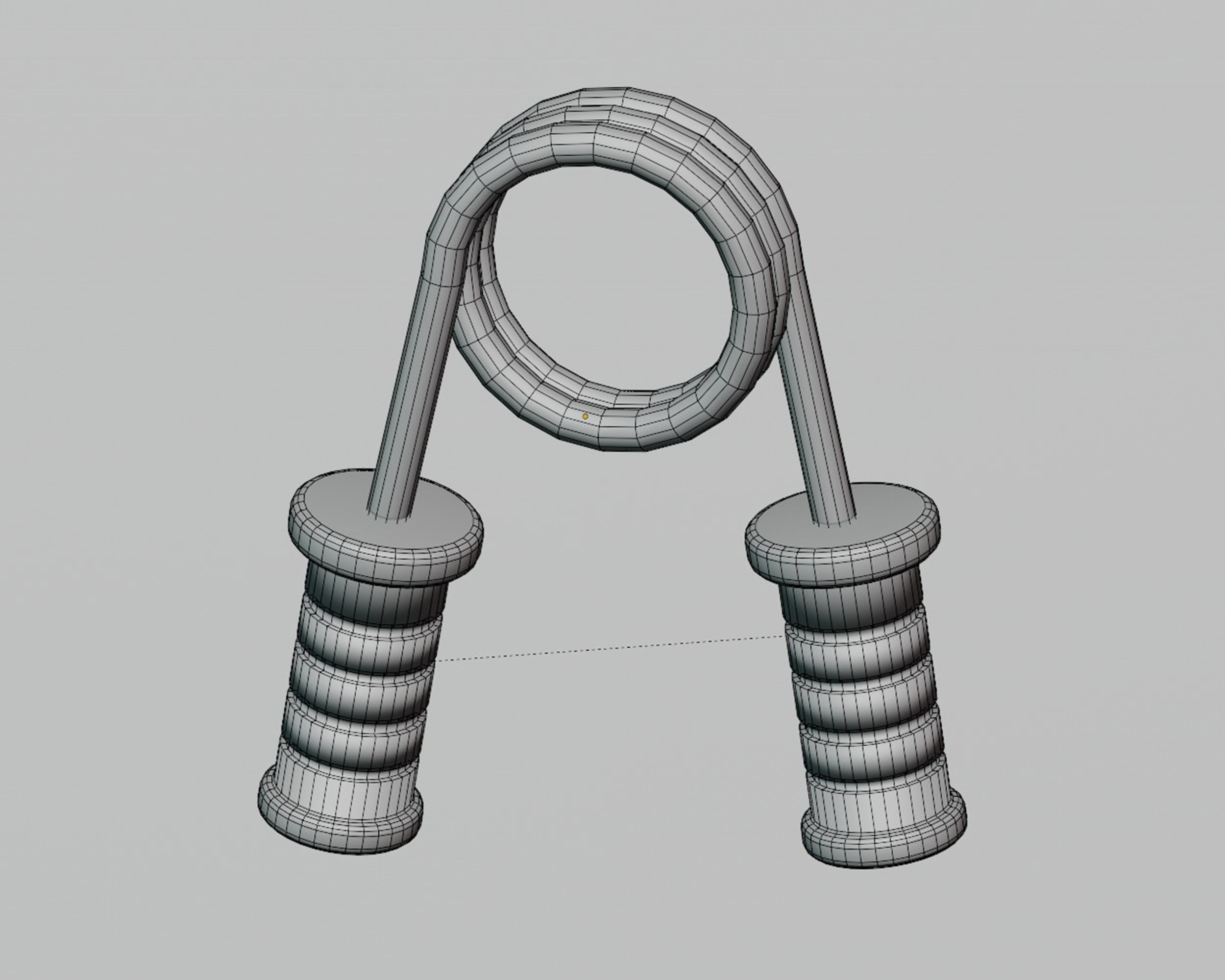 Hand gripper Low-poly 3D model_5