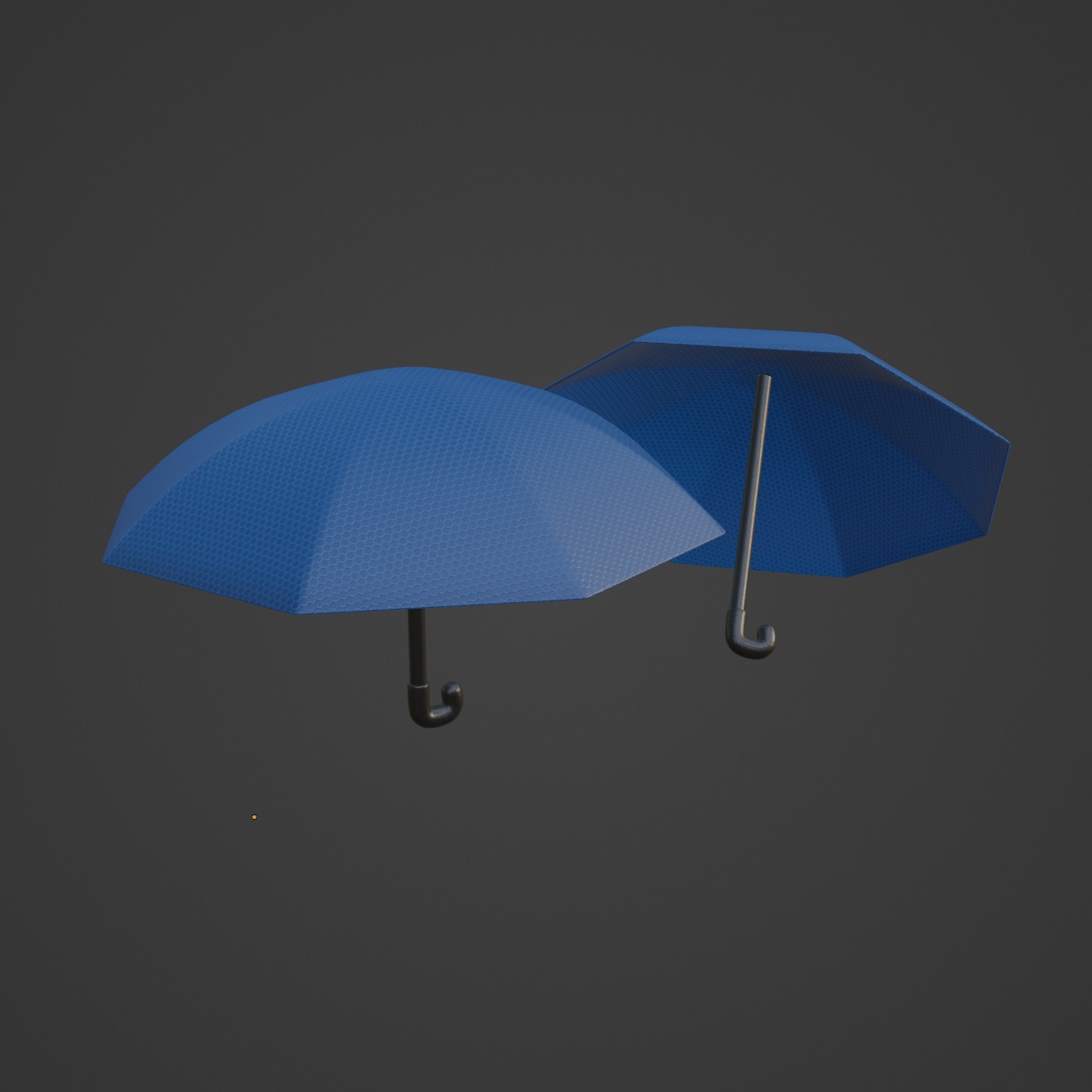 Stylized Umbrella 04 Low-poly 3D model_6