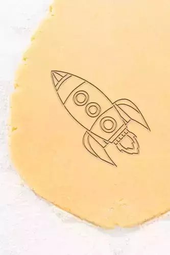 Rocket Cookie Cutter - Biscuit Cutter