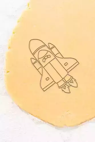 Rocket Cookie Cutter - Biscuit Cutter