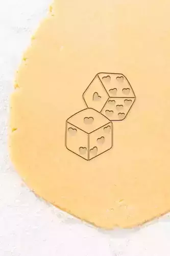Dice Cookie Cutter - Biscuit Cutter