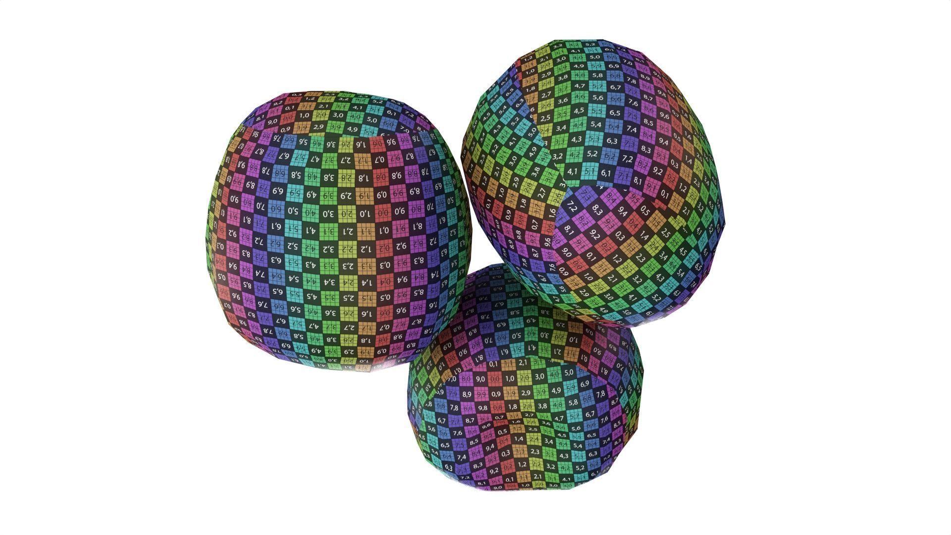 Persimmon Low-poly 3D model_9