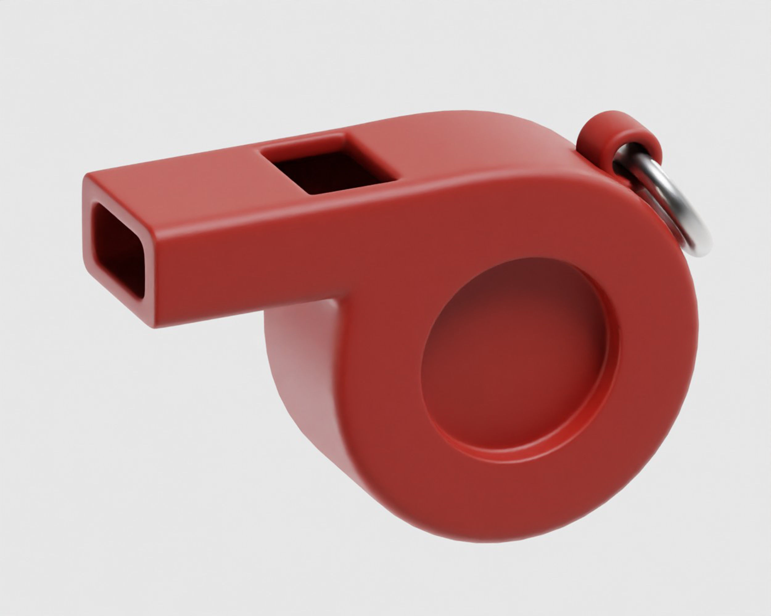 Whistle 3d model Low-poly 3D model_1