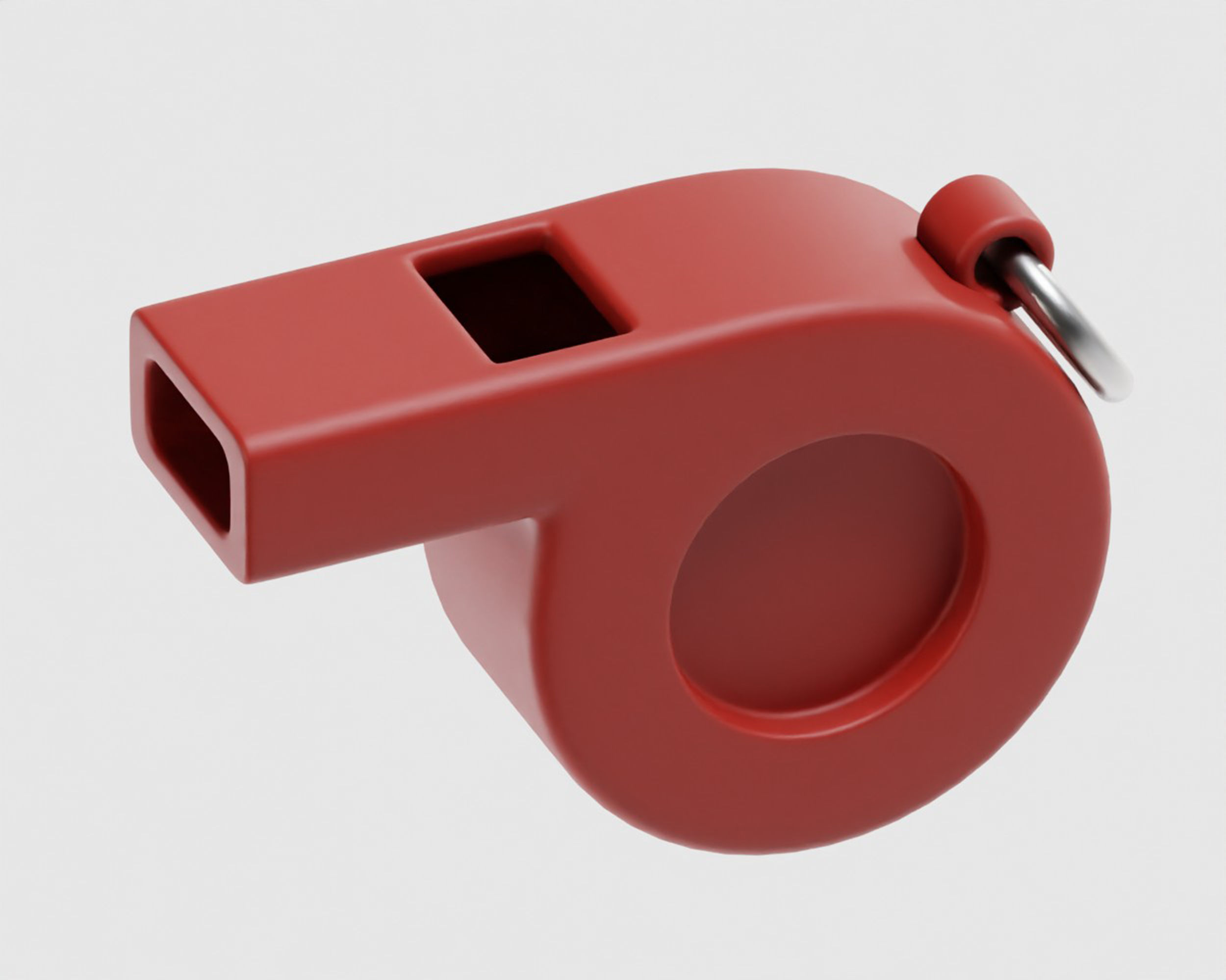 Whistle 3d model Low-poly 3D model_2