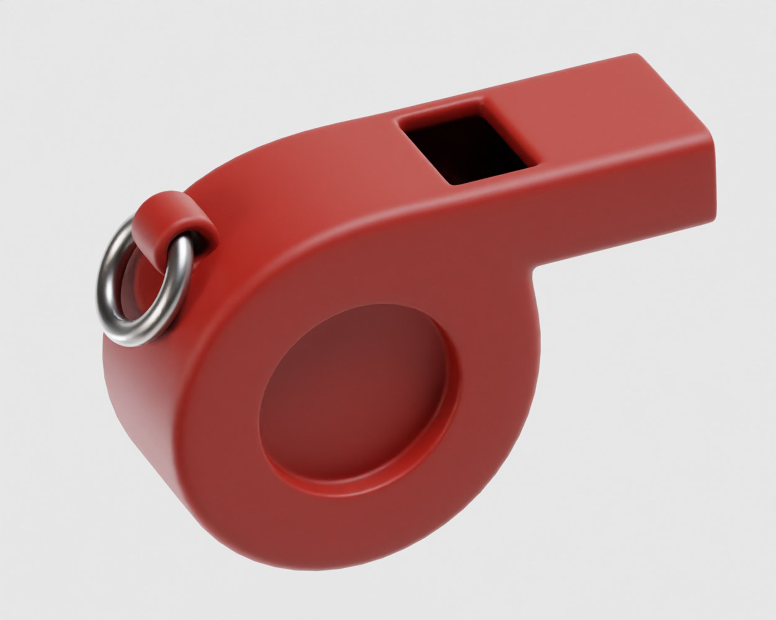 Whistle 3d model Low-poly 3D model_3