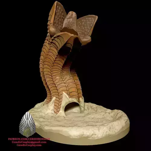 Dune Sandworm Dice Tower 3D DIGITAL DOWNLOAD 3D print model