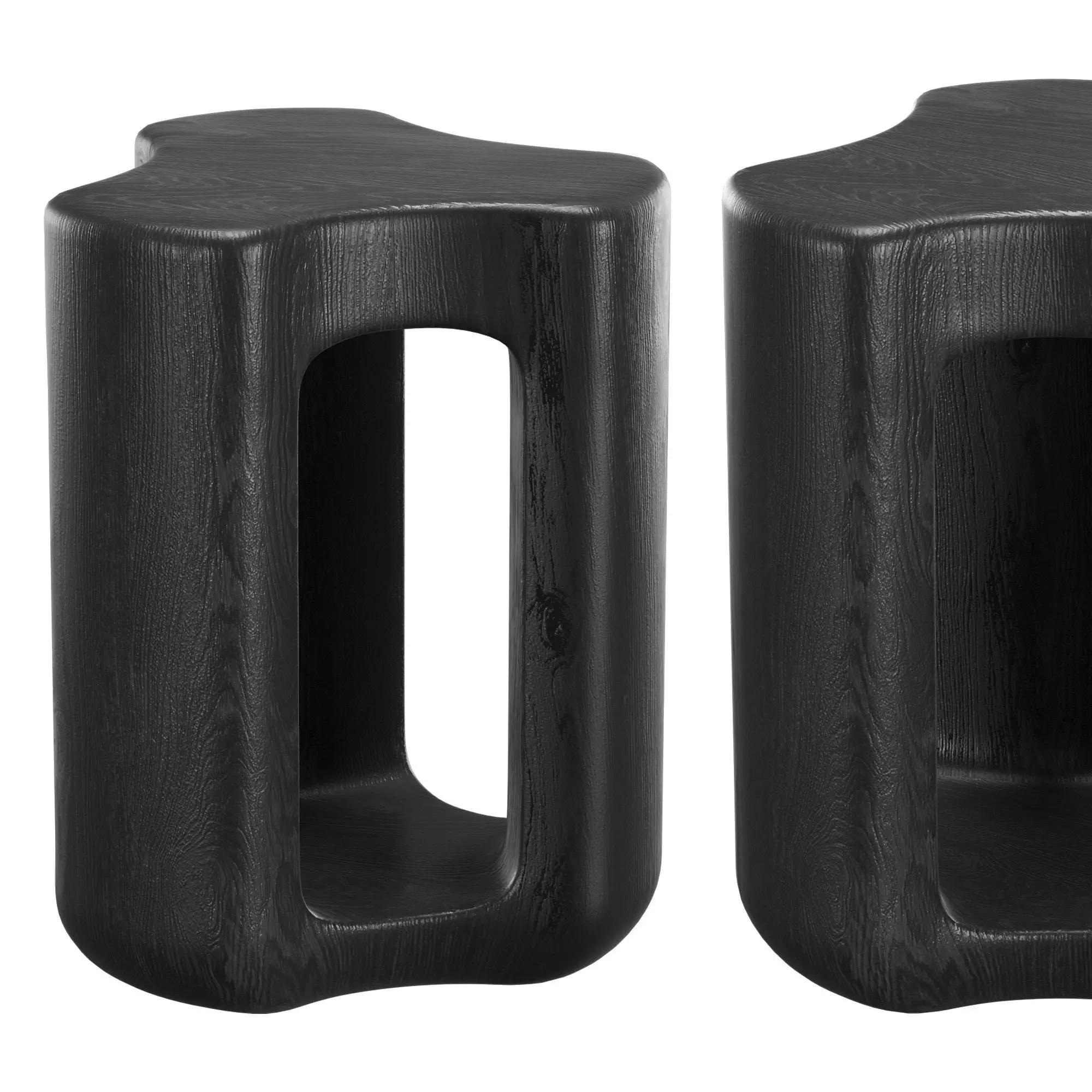 deepah side table teak 3D model