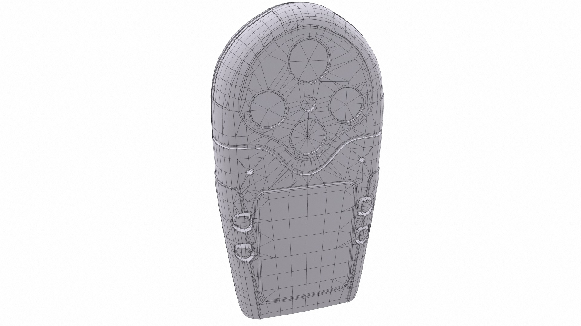 Portable Gas Detector Low Poly Low-poly 3D model_28