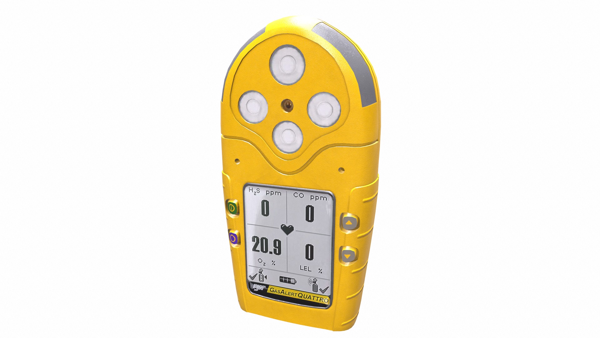 Portable Gas Detector Low Poly Low-poly 3D model_9