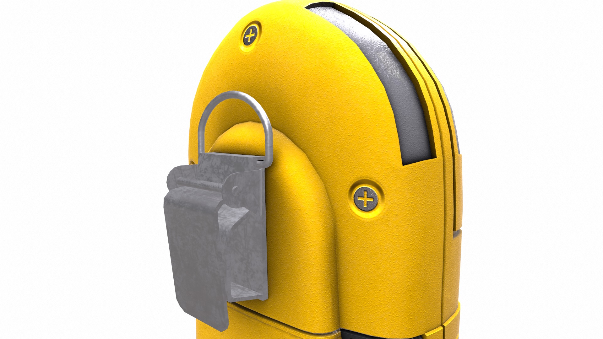 Portable Gas Detector Low Poly Low-poly 3D model_17