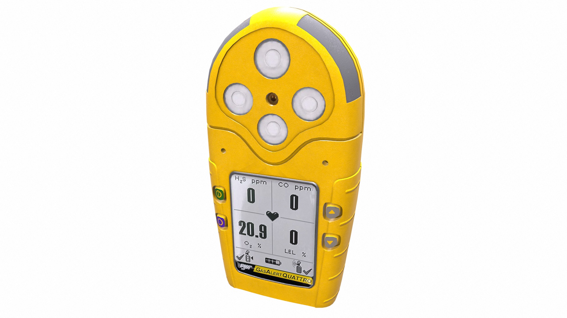 Portable Gas Detector Low Poly Low-poly 3D model_20